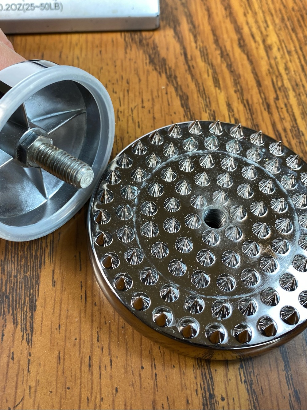 Pampered Chef Reversible Stainless Steel Meat Tenderizer Burger Patty Form - Picture 6 of 7